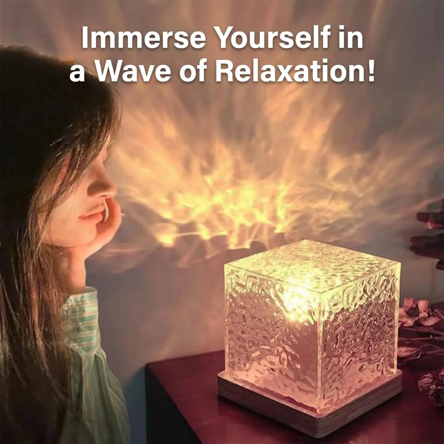 🌊Dynamic Ocean Wave Projector Night Light with Remote🌊