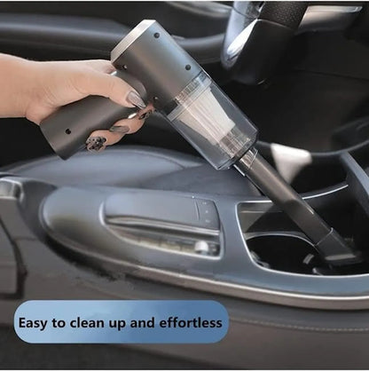 Wireless Rechargeable Car Vacuum Cleaner & Air Duster – High Power 120W, LED, 5500PA Suction, Portable & Durable Design