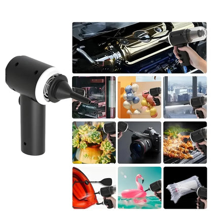 Wireless Rechargeable Car Vacuum Cleaner & Air Duster – High Power 120W, LED, 5500PA Suction, Portable & Durable Design