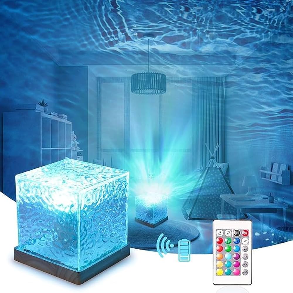 🌊Dynamic Ocean Wave Projector Night Light with Remote🌊