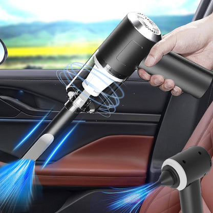 Wireless Rechargeable Car Vacuum Cleaner & Air Duster – High Power 120W, LED, 5500PA Suction, Portable & Durable Design