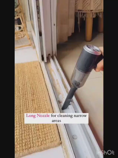 Wireless Rechargeable Car Vacuum Cleaner & Air Duster – High Power 120W, LED, 5500PA Suction, Portable & Durable Design